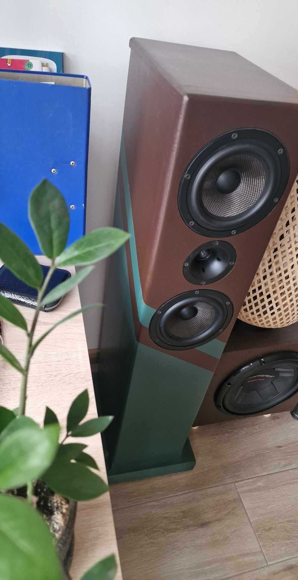 Kolumny głośnikowe Hi-Fi dwudrożne pełnozakresowe 2 x 280 RMS/8ohm STX