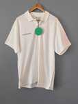 Pangaia koszulka polo Off White bawełna organiczna M oversize