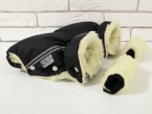 Муфти рукавиці на овчині ,Польща