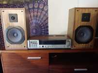 Zestaw audio vintage Unitra diora Amator 3 + głośniki tonsil 25 w