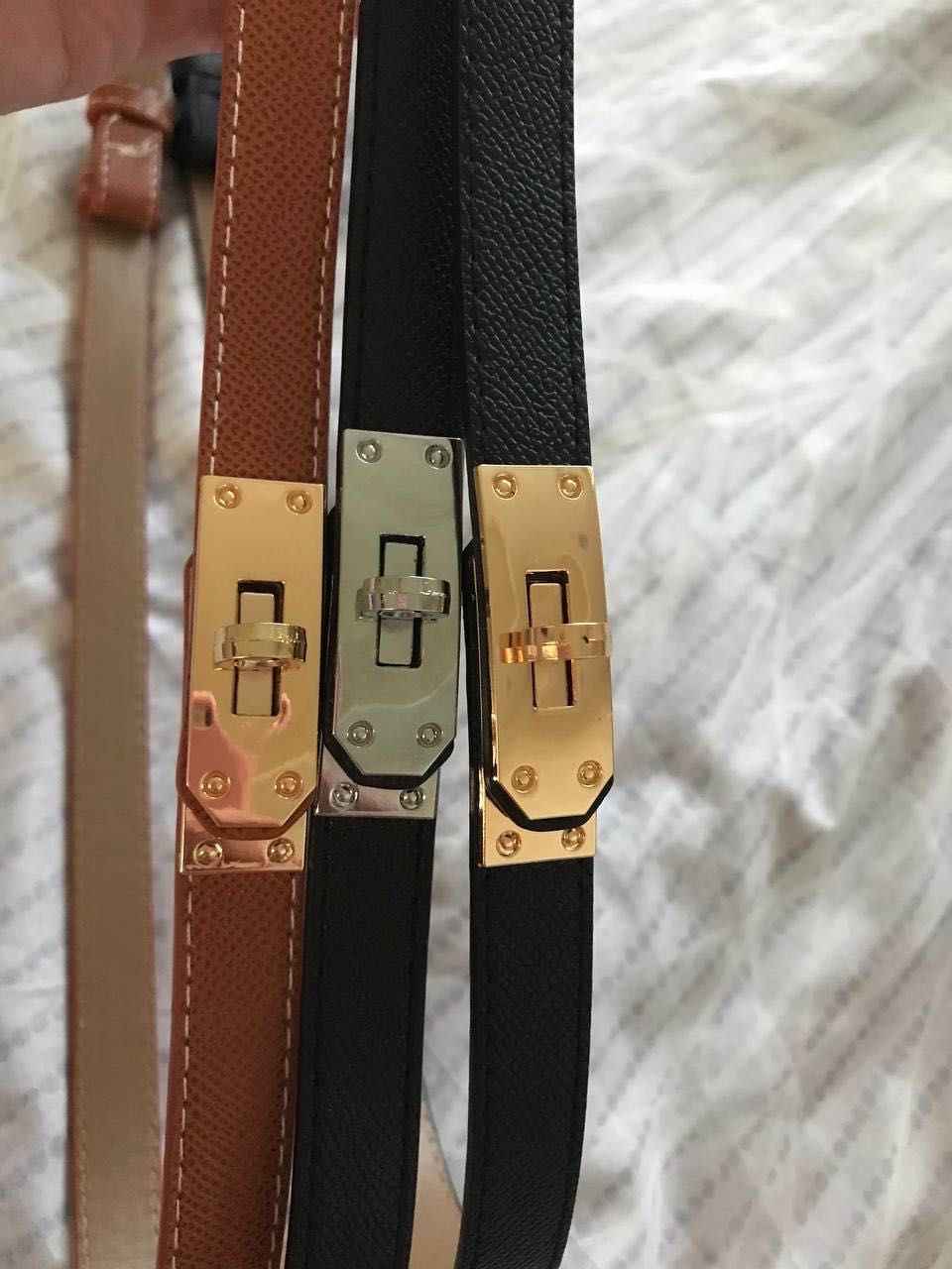 Тонкий ремень hermes Kelly, ремінь ермес, ерме