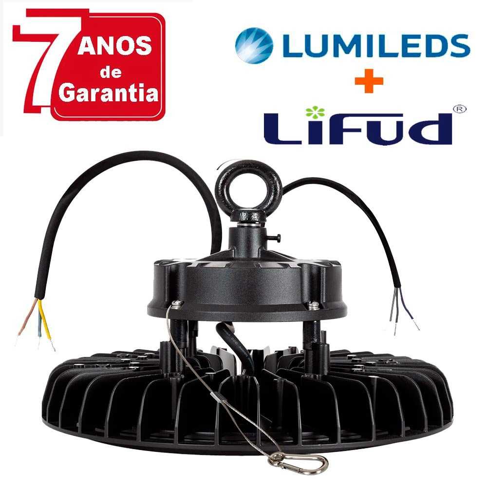 Campânula LED Lumileds 100W — 7 Anos de Garantia