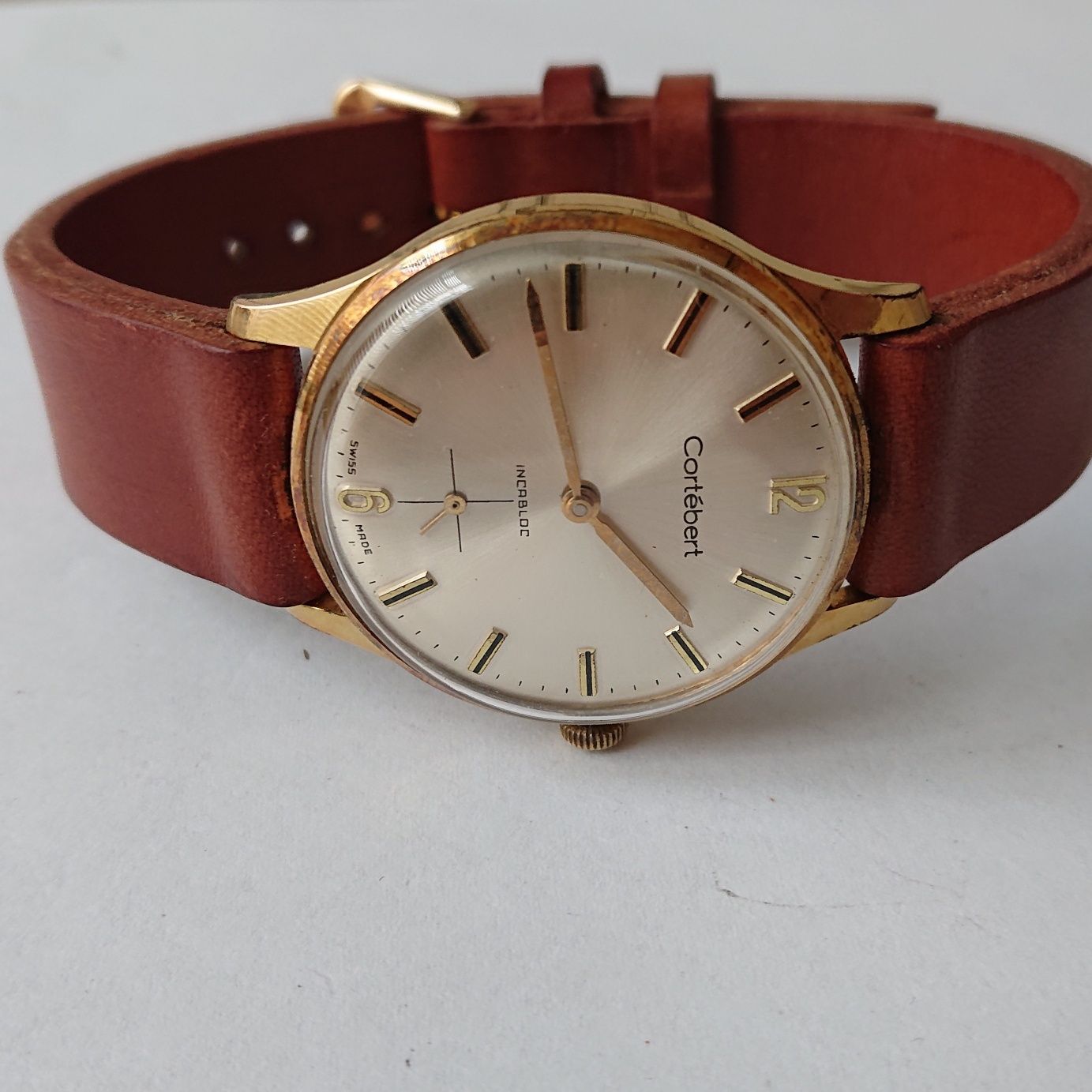 Cortebert zegarek naręczny mechaniczny kolekcjonerski swiss made