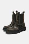 Челсі Zara 39 шкіра,  25,3 см. черевики Zara