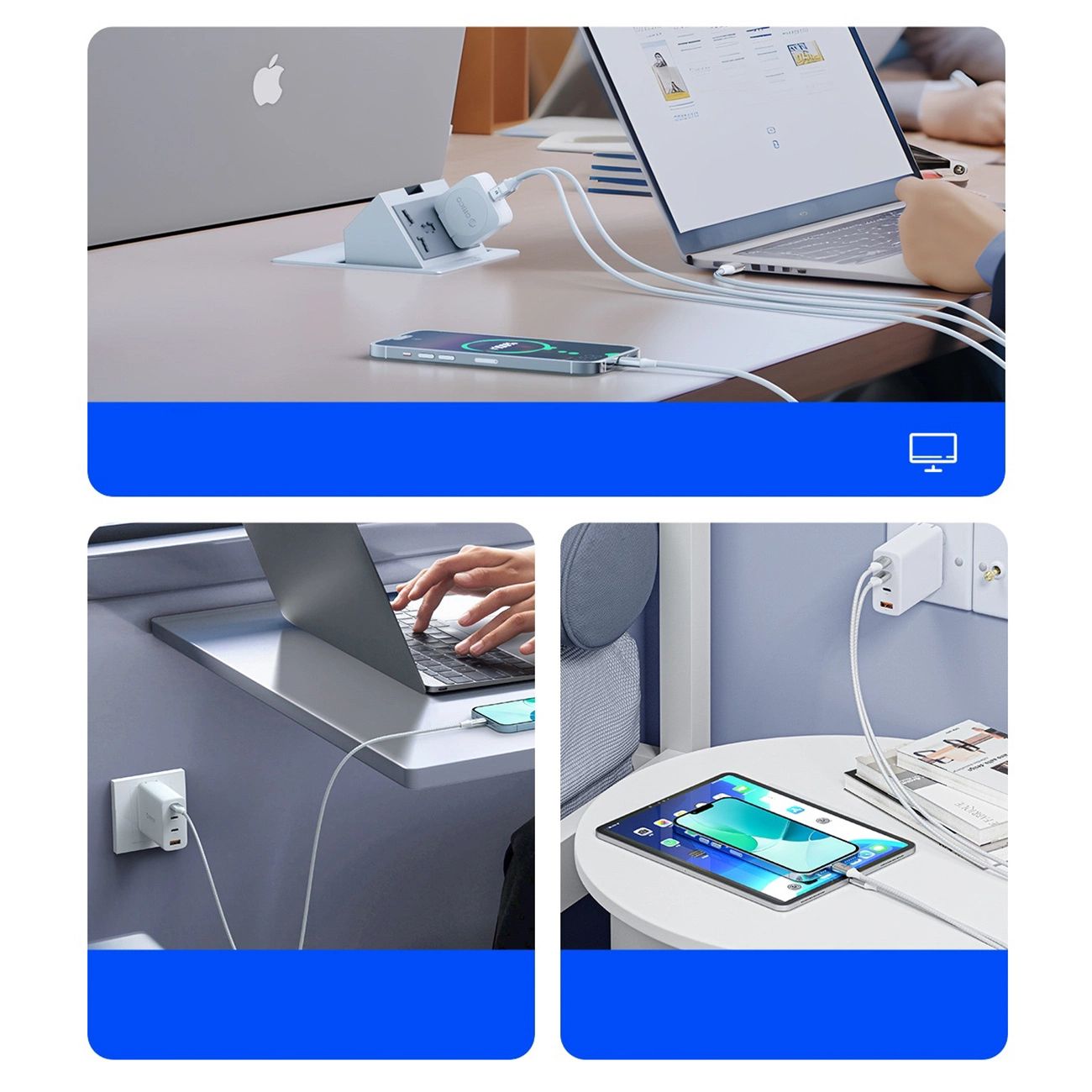 Kabel Orico Cdx 60W 3A Power Delivery Usb-C - Usb-C 1M - Biały