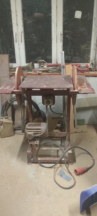 Szlifierka bebnowa dwu tarczowa