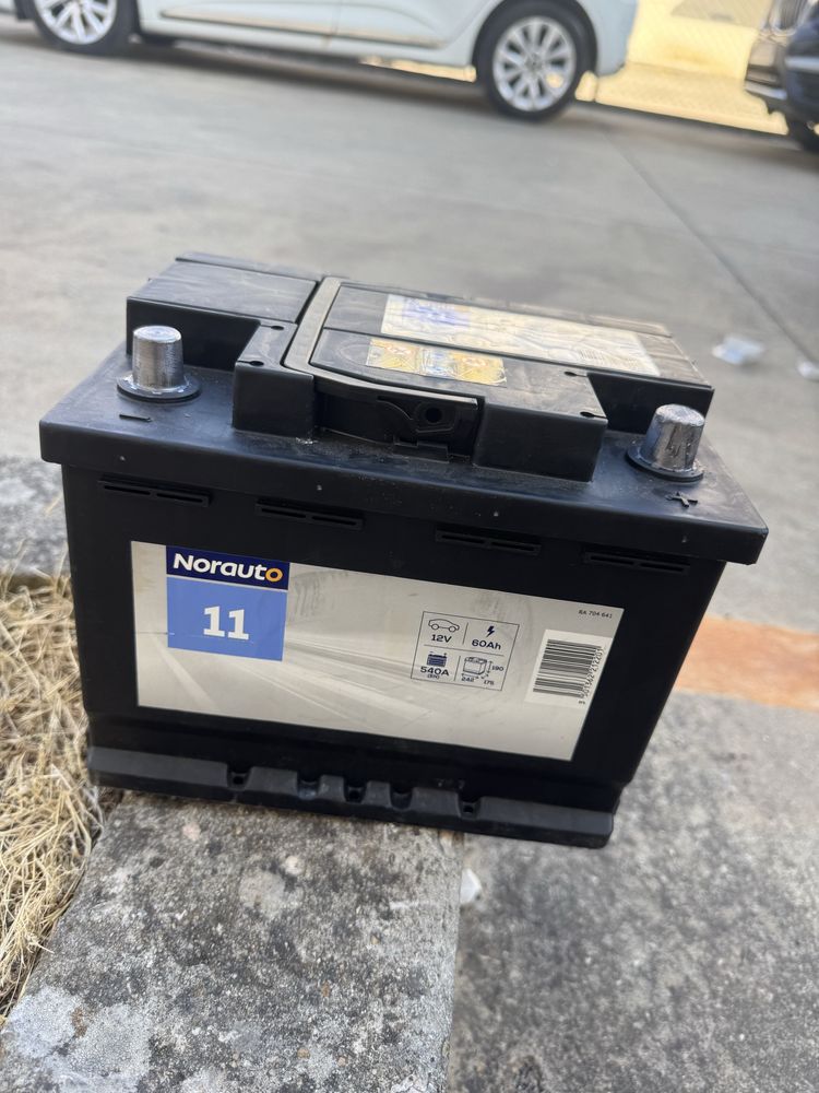 Bateria Norauto 60Ah 12V 540A – Quase nova – Excelente estado!