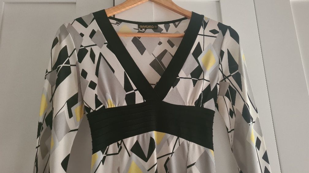 Vestido manga comprida