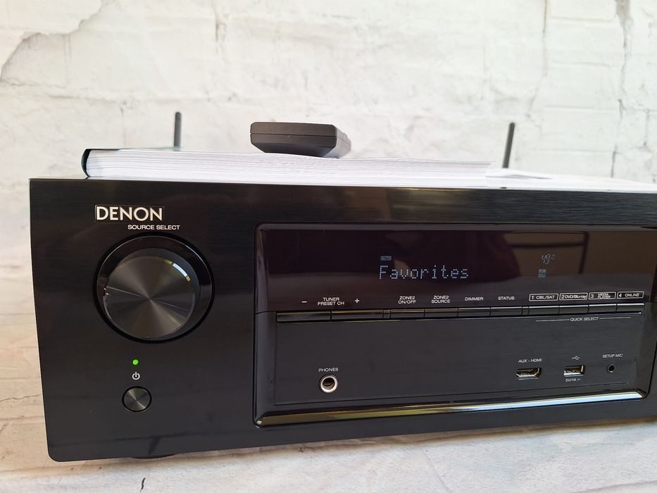 7.2 Denon AVR-X1100W Wi-fi  BT 4k/60p ARC Net radio spotify AirPlay