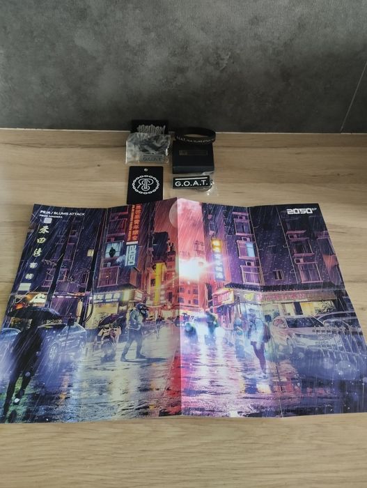 Peja slums Attack, Black album, G.O.A.T. 2050, RPS, gadżety + plakaty