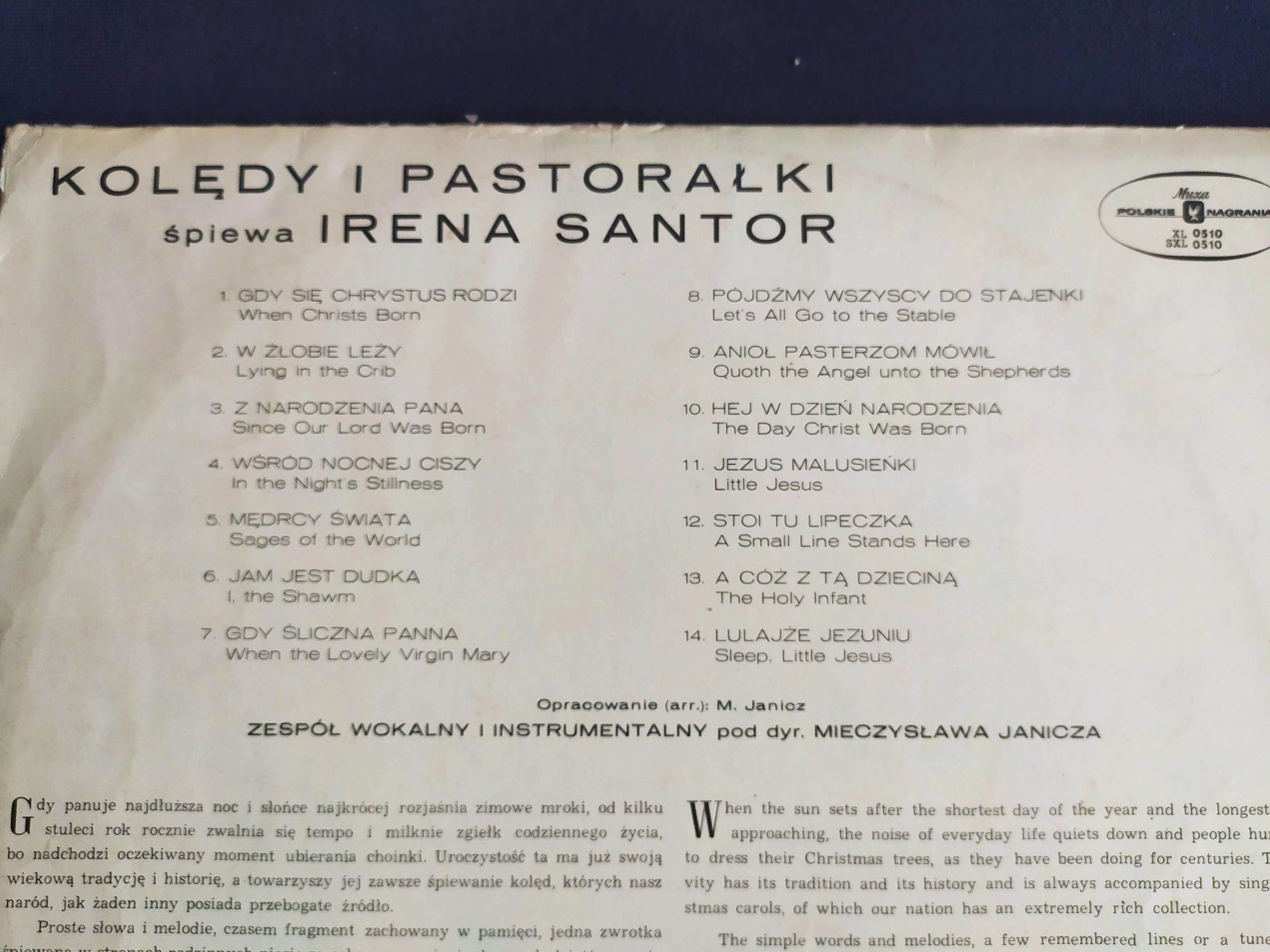 Płyty winylowe duże - Kolędy i pastorałki