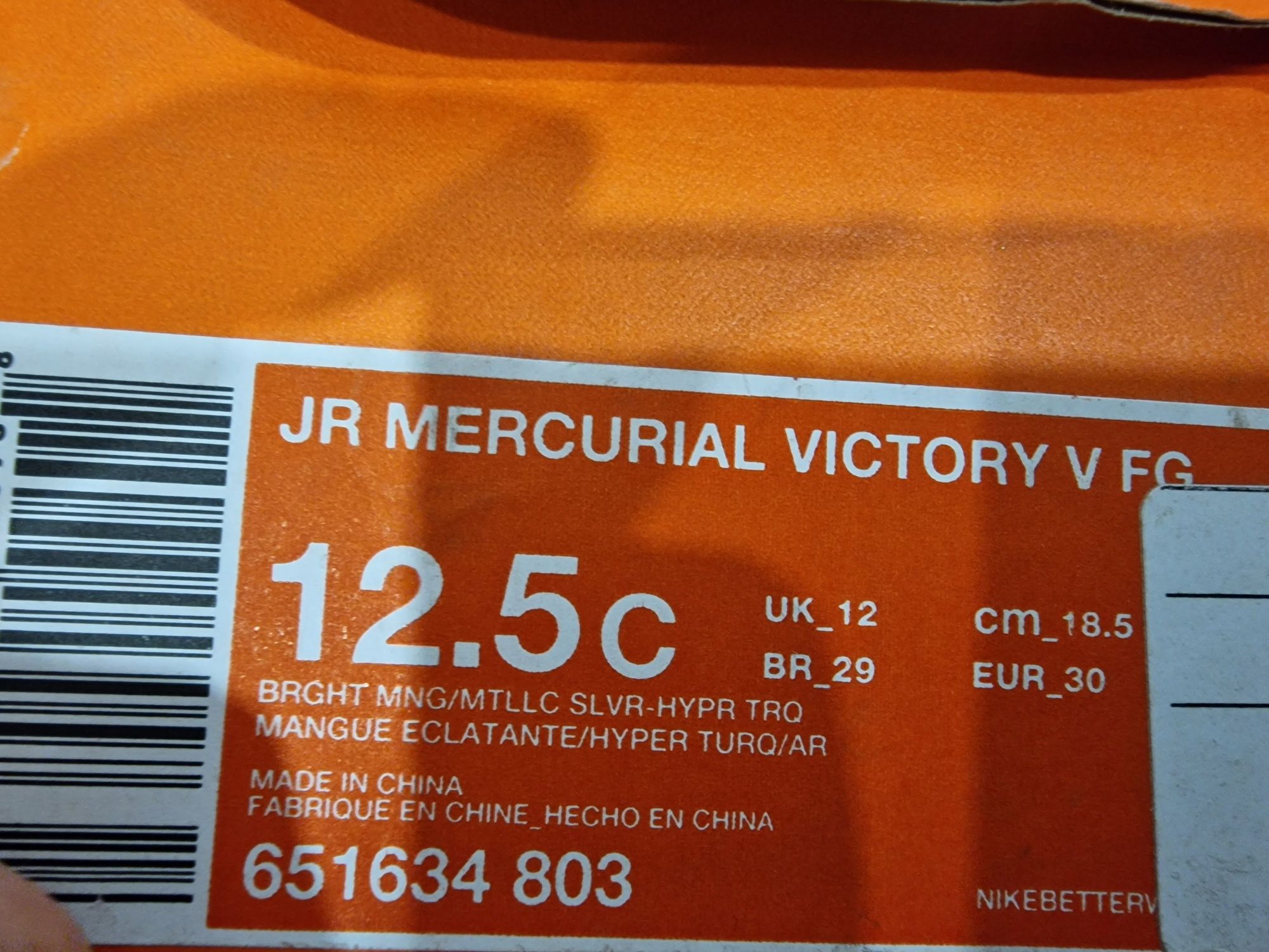 Buty Nike Mercurial Victory V Fg Junior Rozmiar Eur 30