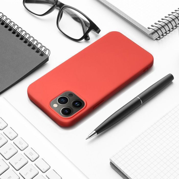 Futerał SILICONE do IPHONE 15 Pro Max brzoskwiniowy