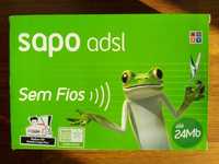 Modem ADSL sem fios banda larga fixa. Envio por correio