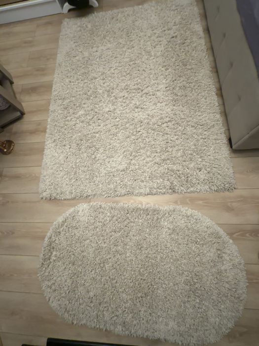 Ковер великий + малий,  бежевий