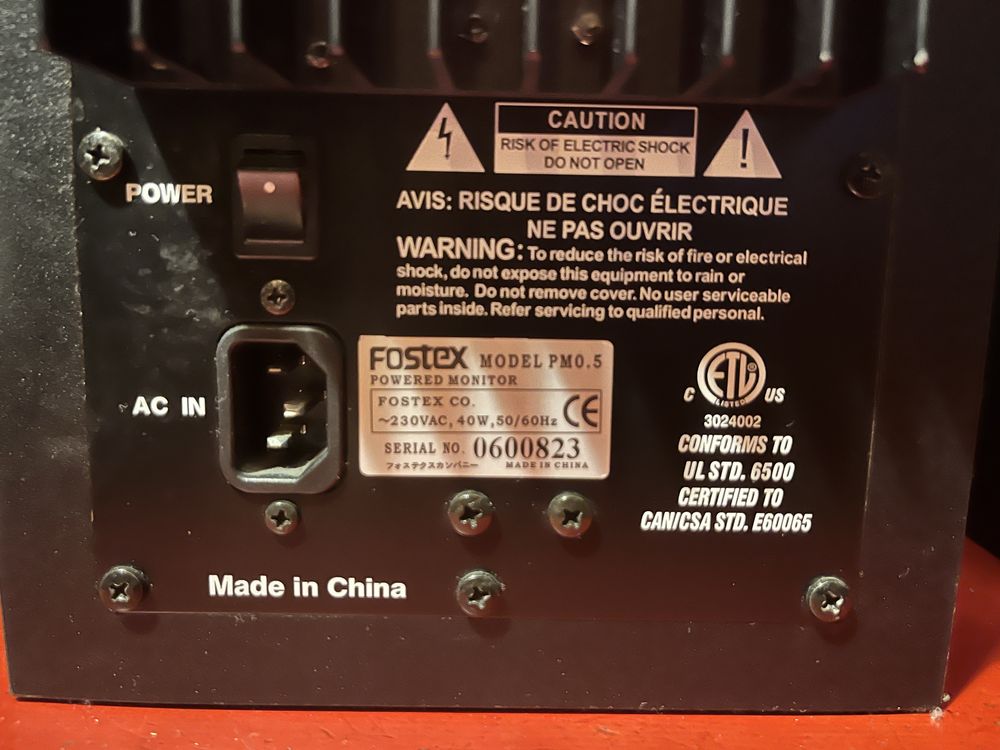 Fostex PM 0.5 monitory studyjne