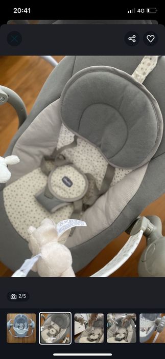 Cadeira baloiço chicco