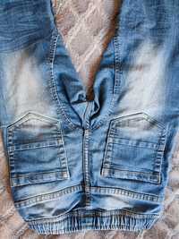 fajny jeansy z gumkami 116