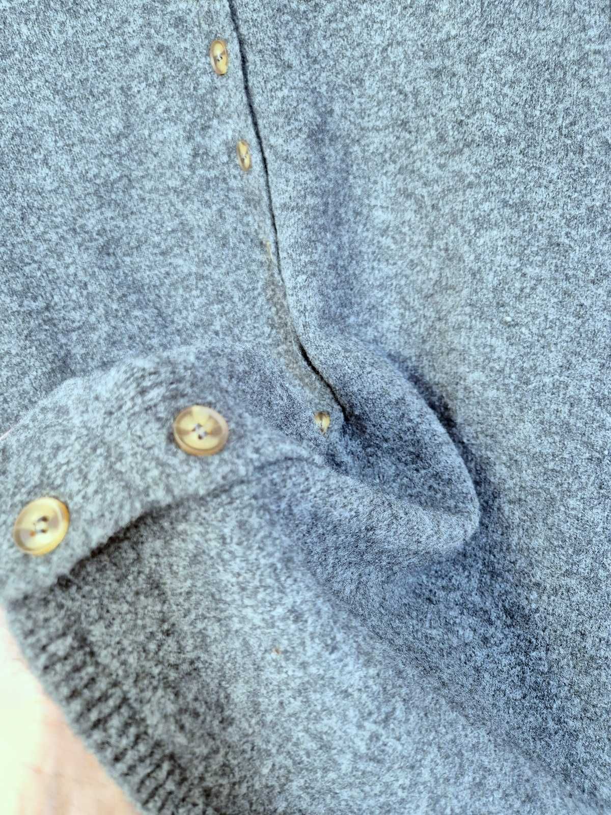 Kardigan szary damski marki ZARA sweter rozmiar S