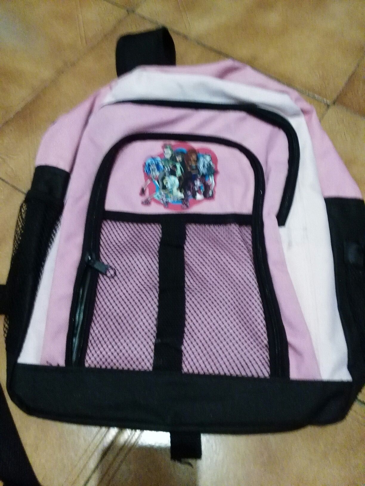 Mochila das Monster high nova.