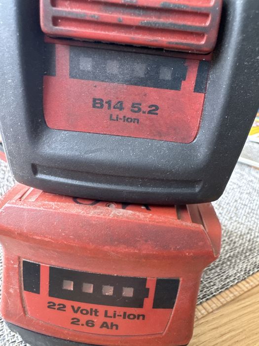 Hilti akumulator 5,2 ah b14