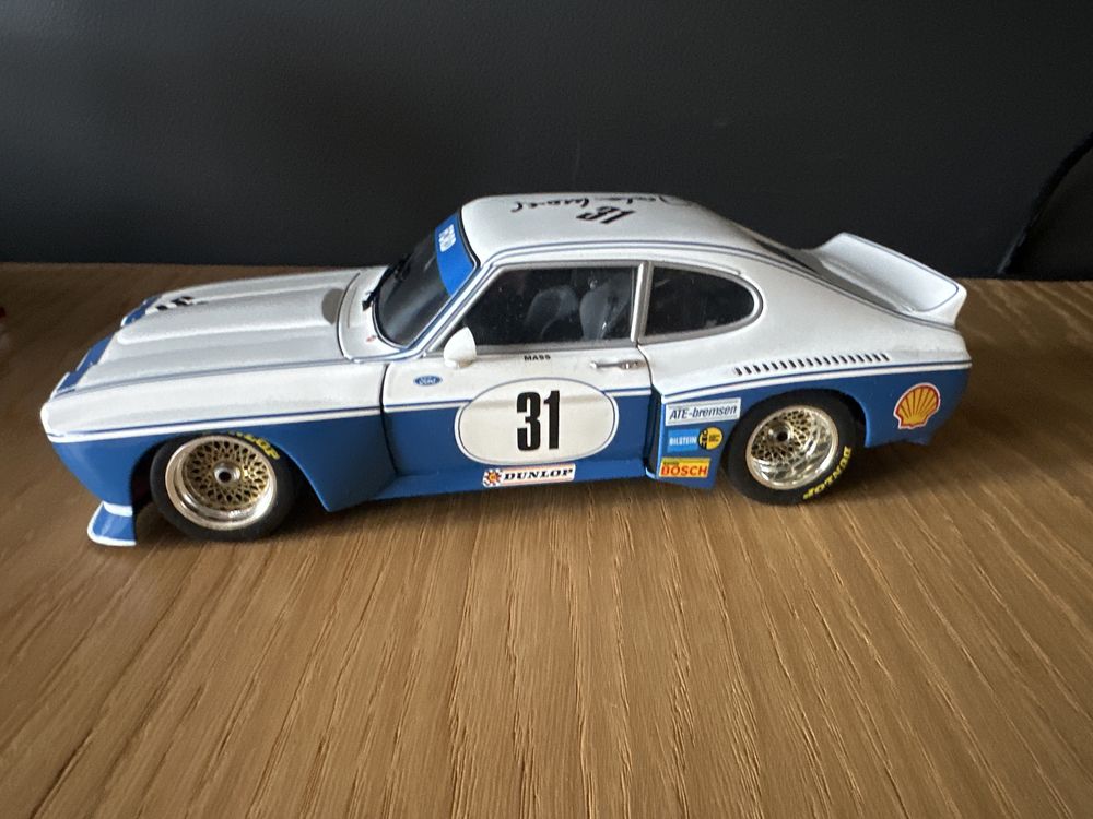 Minichamps ford capri rs310 z autografem jochen mass, no autoart 1:18