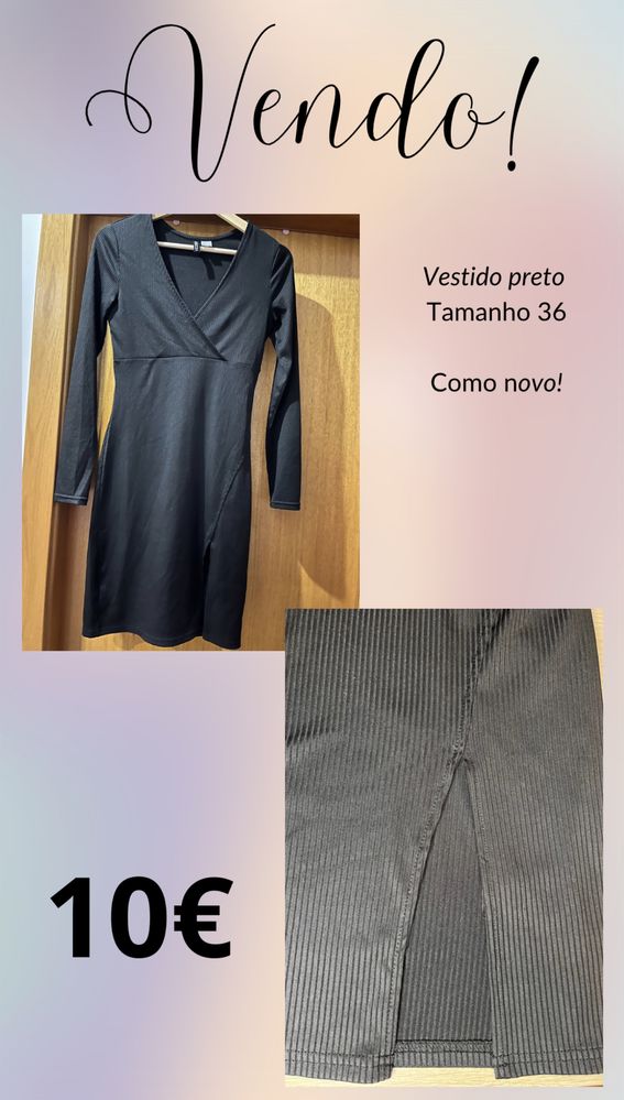 Vestido Preto T 36