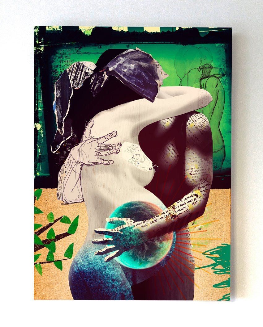 Tela "Triple hug"