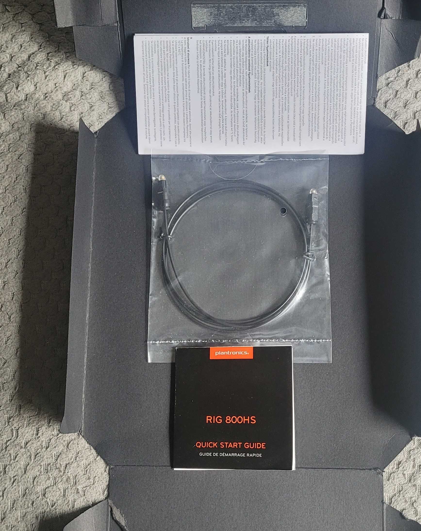 Plantronics Słuchawki bezprzewodowe dla graczy PS4 RIG 800HS Czarne
