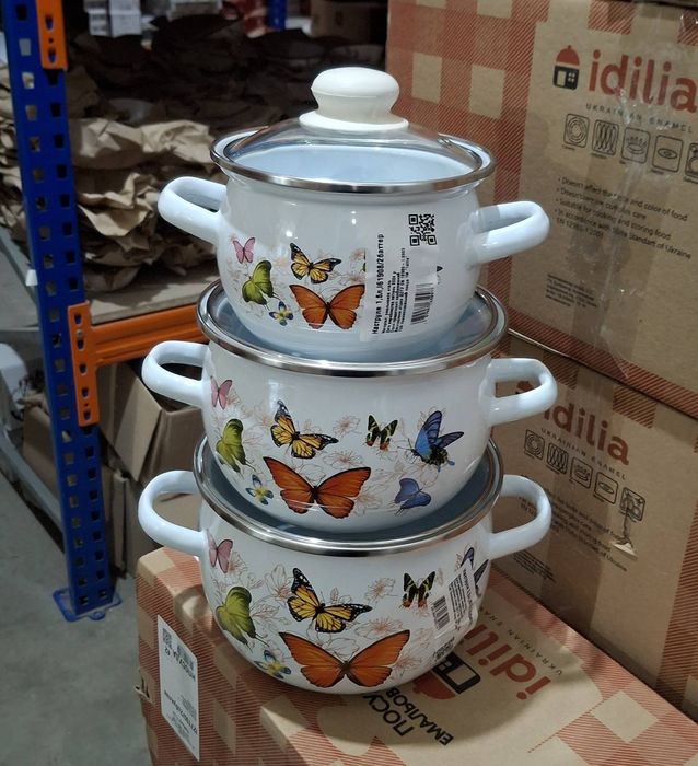 Алюмінієві каструлі, емальовані,емаль,алюминий,набори, поштучно,разние