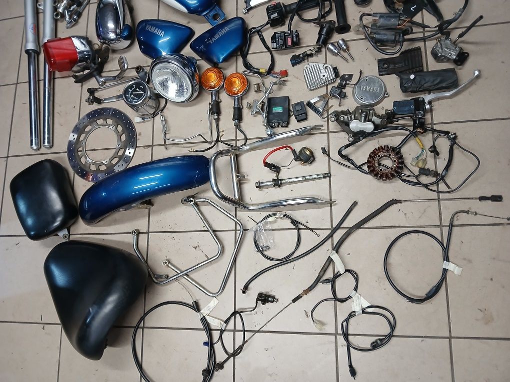 Virago 125 koła części silnikowe lagi bak lampa xv125 licznik