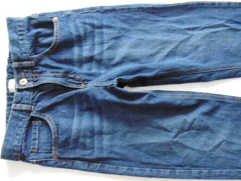 F&F spodnie jeans z przetarciami 13-14 lat pas 74 cm