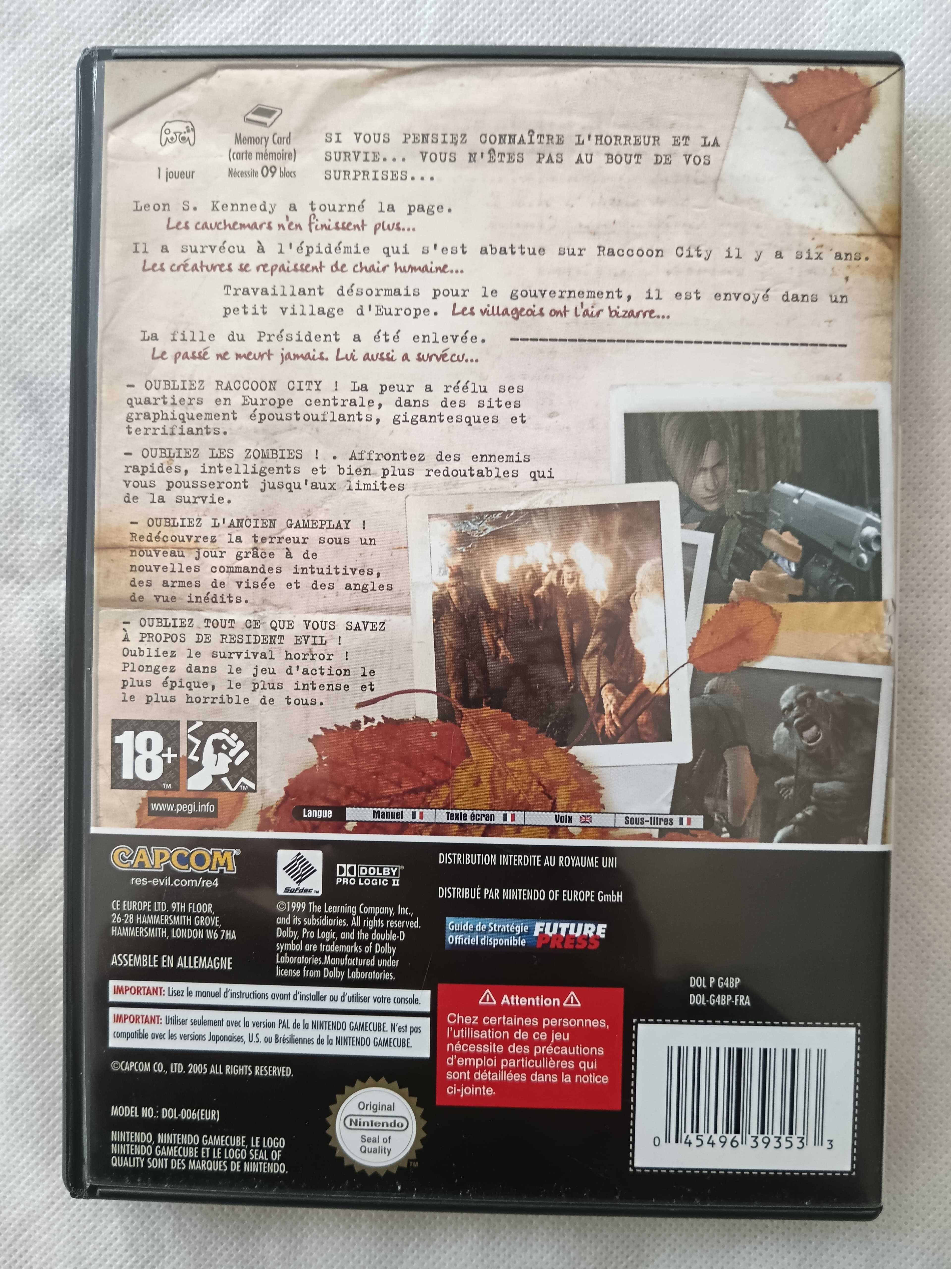 Resident Evil 4 [Nintendo GameCube, 2005] 100% Complete - FR