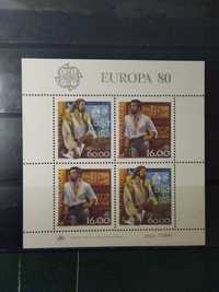 1980 Europa CEPT Personagens Célebres MNH **