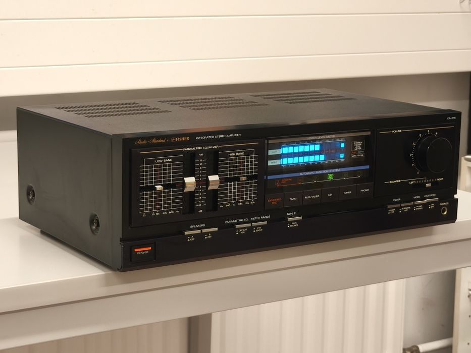 Топовий підсилювач Fisher CA-276 ! 2x150 Вт! 16 кг. Відмінний стан !