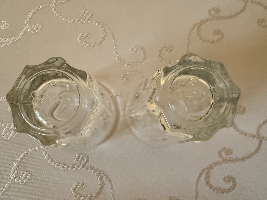 Kieliszki Finlandia Vodka tłoczone – 2 sztuki Grube szkło Eleganckie