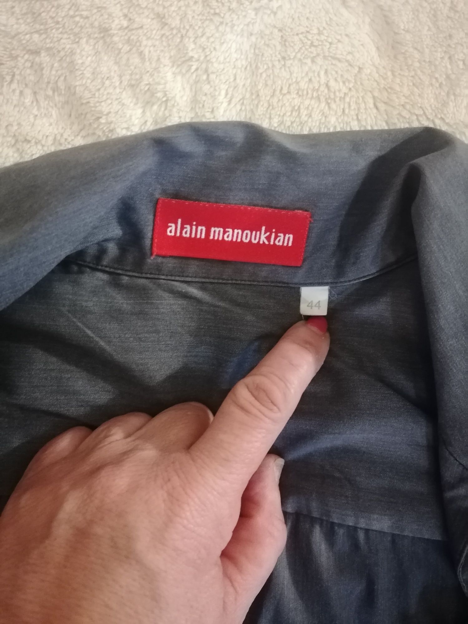 Camisa Cinzenta Alain Manoukian