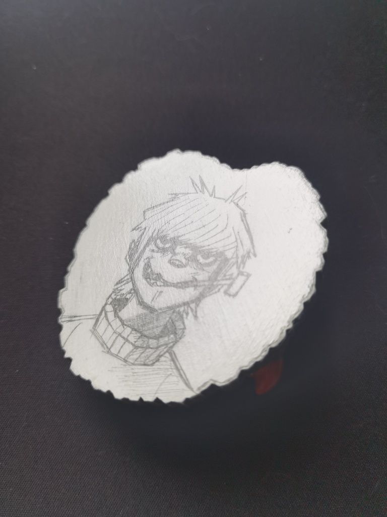 Gorillaz Handmade Ręcznie Robiony Rysunek