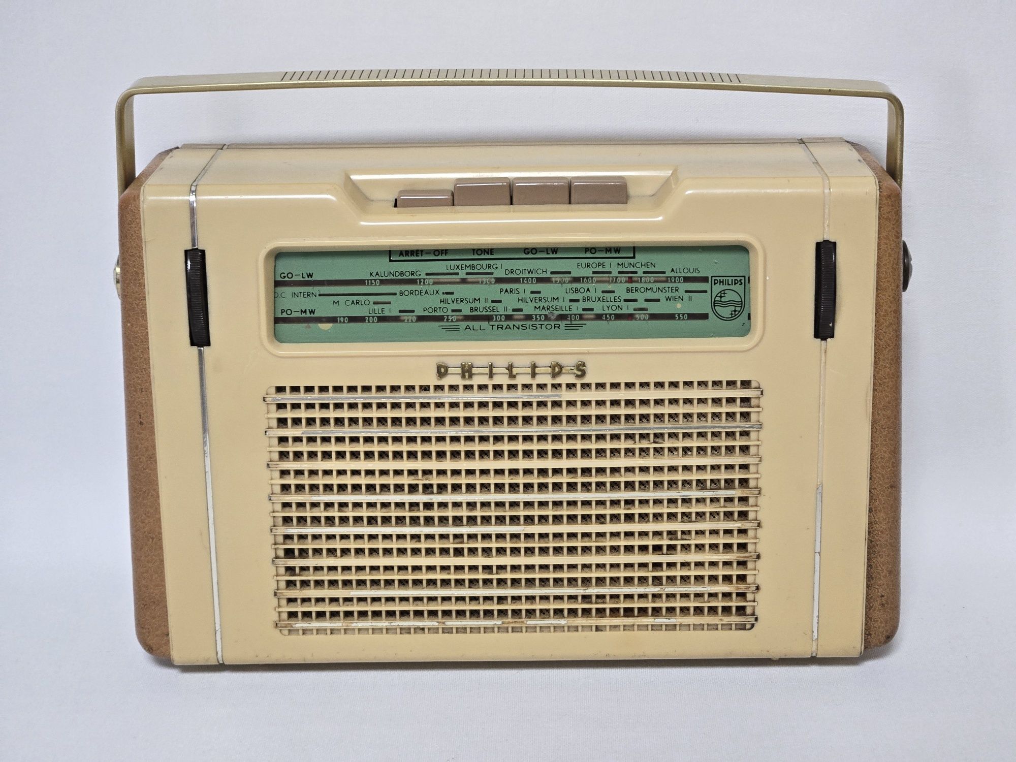 Rádio antigo reparado Philips