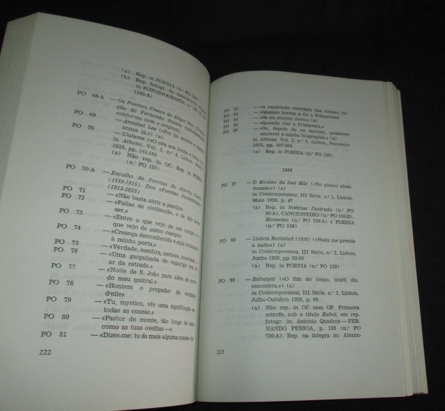 Livro Fernando Pessoa Esboço de uma Bibliografia José Blanco