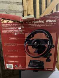 Kierownica Saitek R100 + pedały PC Racing Wheel