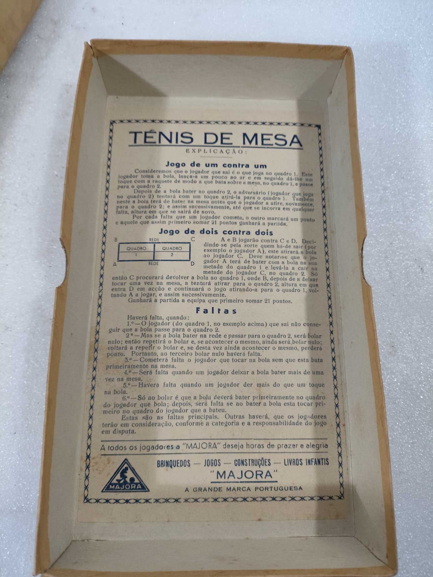 Majora - antigo jogo ténis de mesa