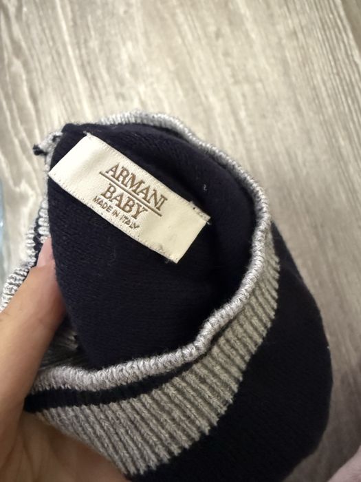 Шапка та варюшки пінетки Armani