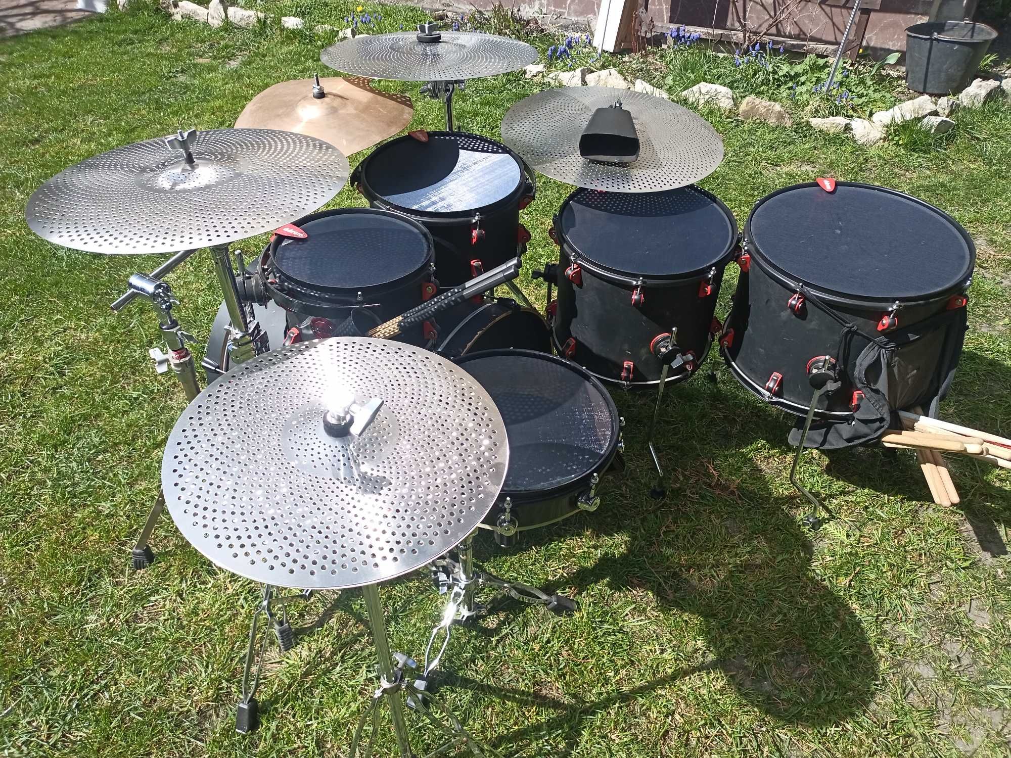 Ddrum hybrid 20,10,12,13,14,16 hardware, blachy. Zawodowe bębny.