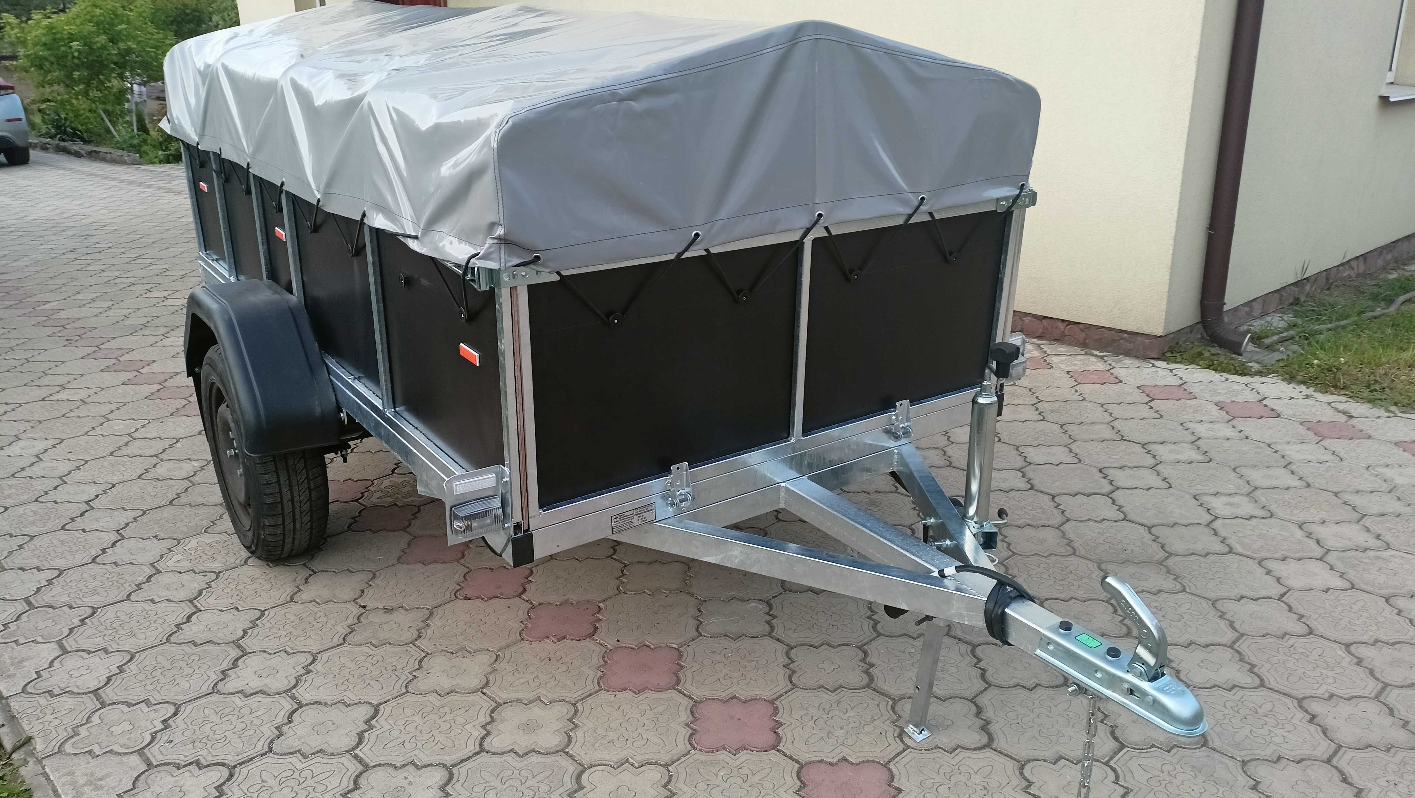 Легковий оцинкований причеп