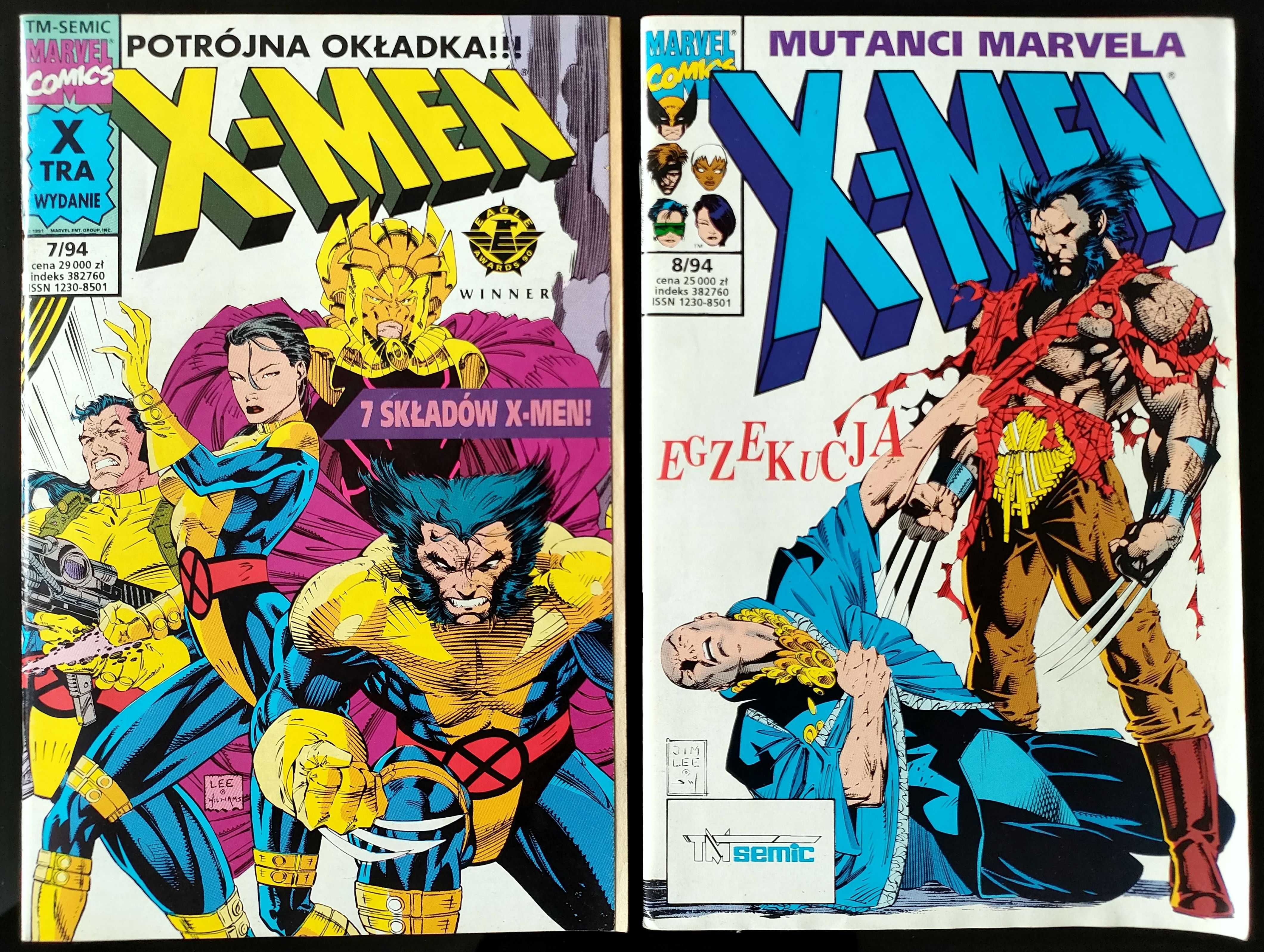 Komiksy X-Men - rocznik 94 - TM-Semic - 12 komiksów (komplet)