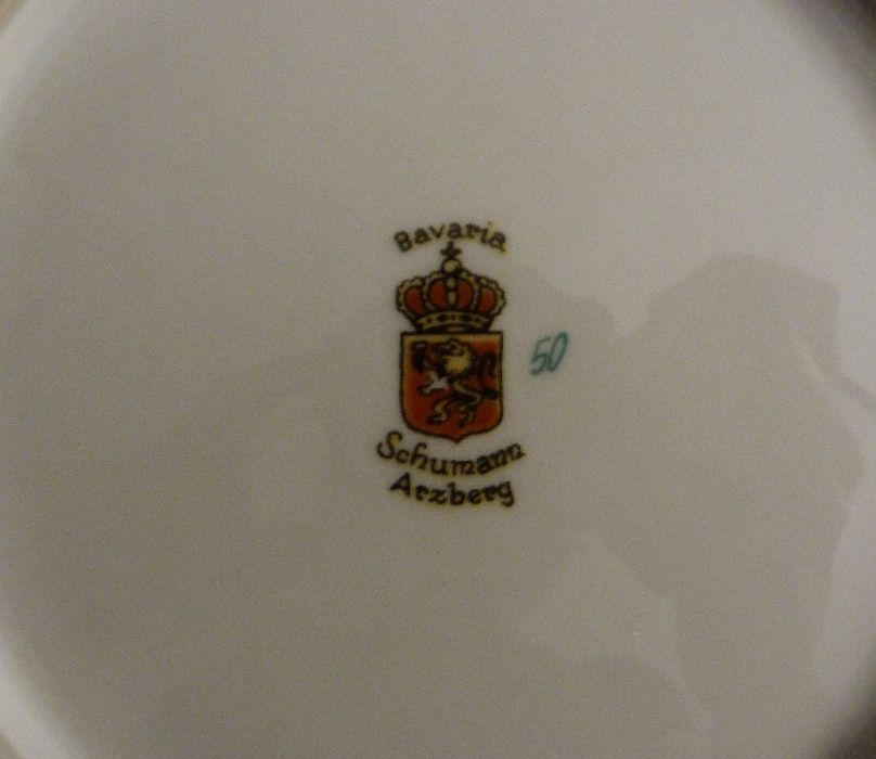 Prato de Porcelana da Cerâmica Bavaria