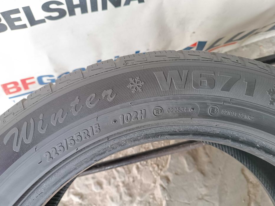 Зимові шини 225/55 R18 Petlas explero winter w671 2021рік 7мм