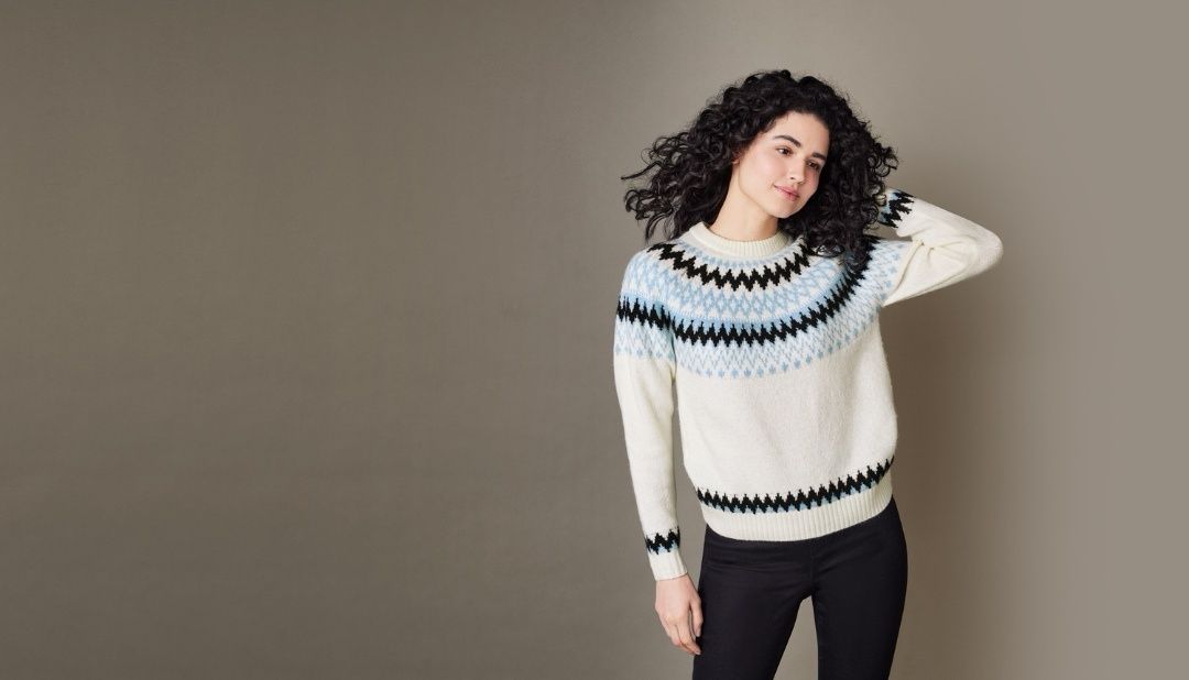 Sweter dzianinowy damski Esmara Lidl r. M