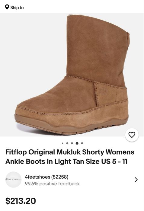 Уггі Fitflop Mukluk